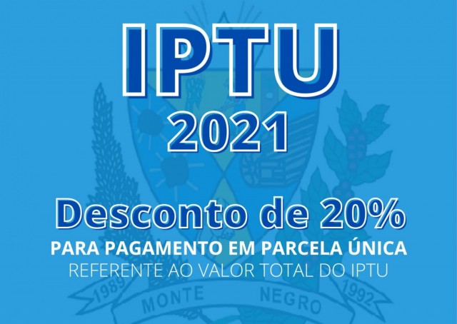 IPTU DO EXERCÍCIO ATUAL - 2021