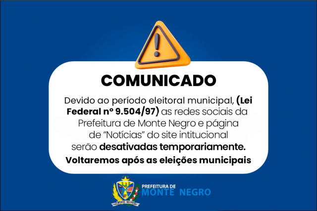 AVISO - NOTÍCIAS DESATIVADAS