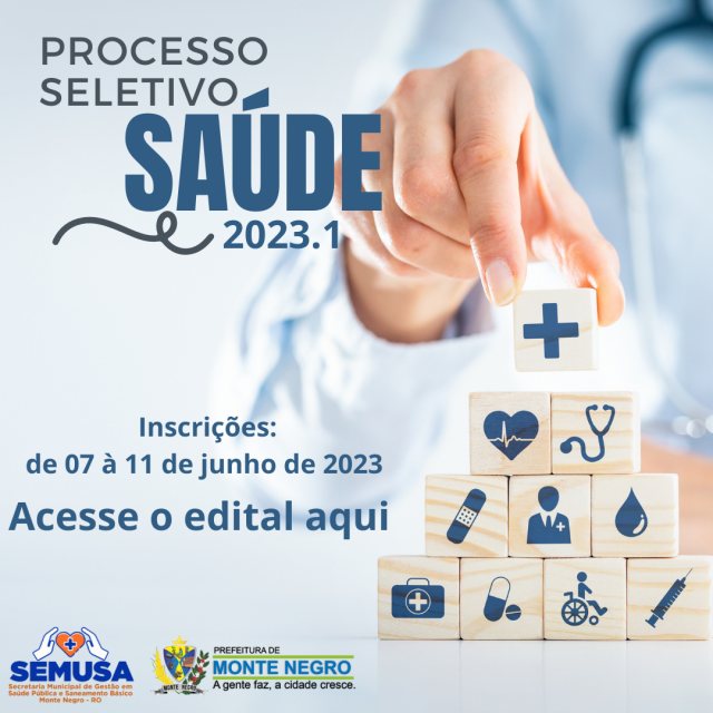 PROCESSO SELETIVO SAÚDE - 2023.1